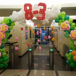 Cổng bong bóng cho các bé