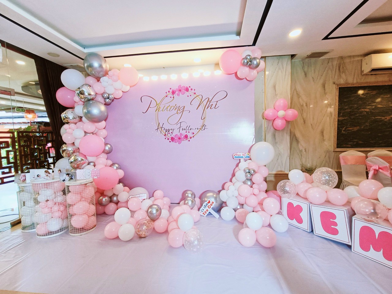 Dịch vụ trang trí sinh nhật - thôi nôi