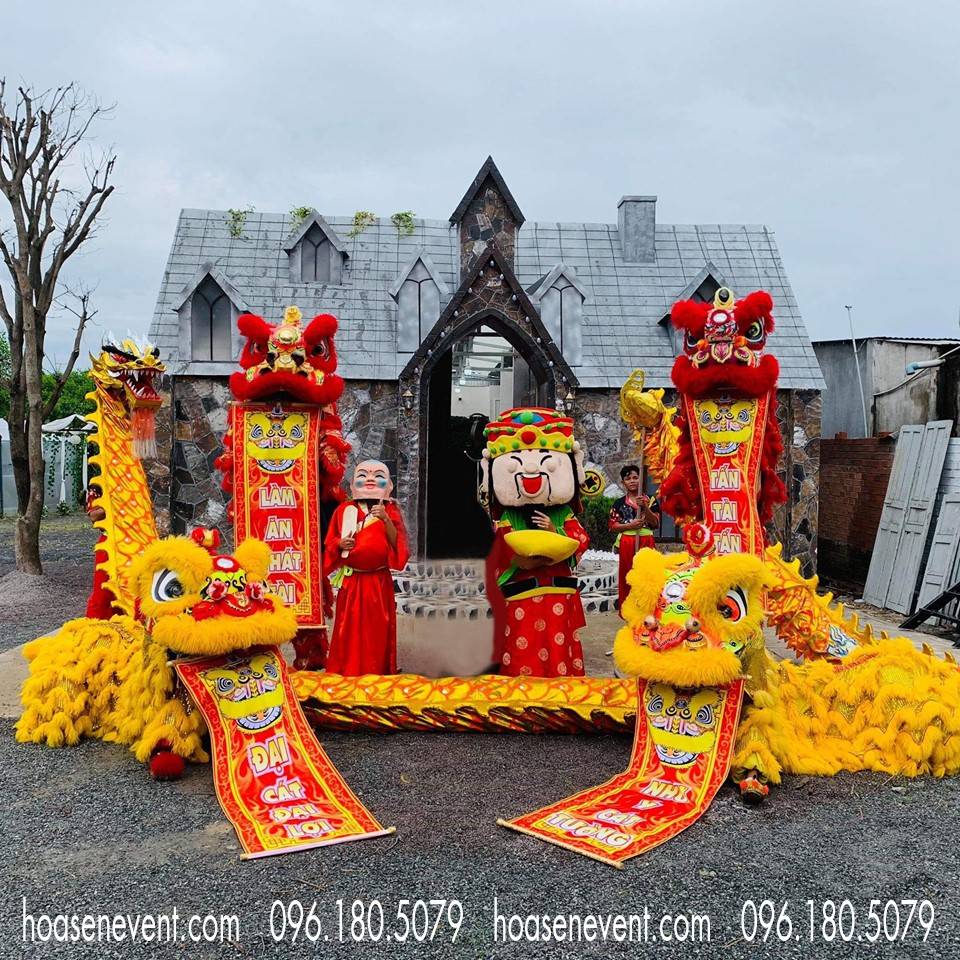 Dịch vụ múa lân ngày tết - múa lân đầu năm