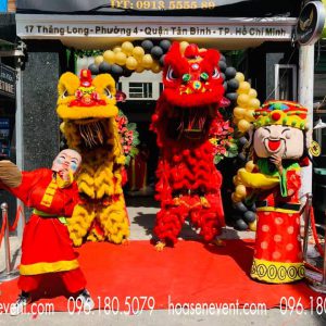 Múa lân khai trương giá rẻ