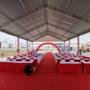 Cho thuê thiết bị tổ chức khởi công