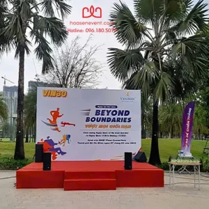Cho thuê sân khấu - Backdrop sự kiện