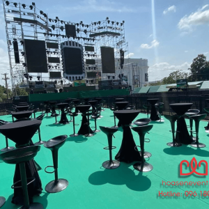 Bàn ghế Bar tại sự kiện ngoài trời