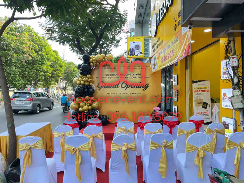 Tổ chức khai trương trọn gói tại quận 3