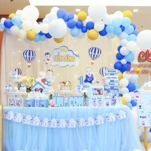 Trang trí thôi nôi bé trai