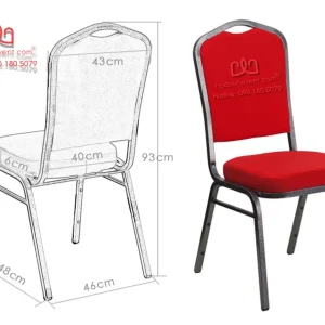 Kích thước của ghế banquet