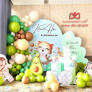 Mẫu trang trí thôi nôi bé Bơ