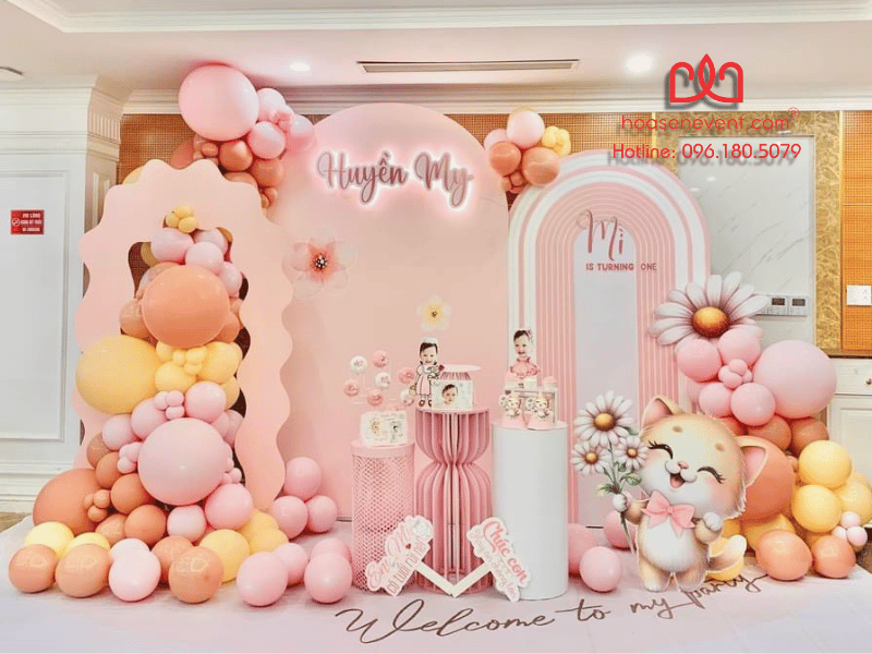 Dịch vụ trang trí sinh nhật - thôi nôi