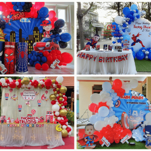 Các kiểu trang trí thôi nôi với siêu nhân