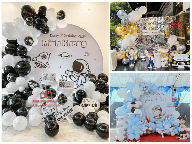 Trang trí thôi nôi phi công Trang trí thôi nôi phi công