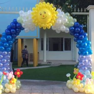 Trang trí cổng bong bóng khai giảng