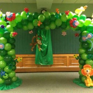 Cổng bong bóng trang trí đáng yêu