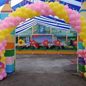 Trang trí cổng trường Mầm non