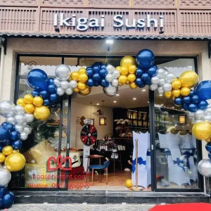 Trang trí cổng bong bóng khai trương