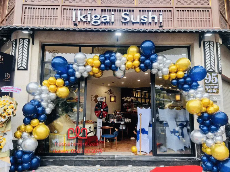 Cổng bong bóng khai trương đẹp mắt