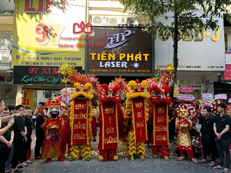 Dịch vụ múa lân mai hoa thung 