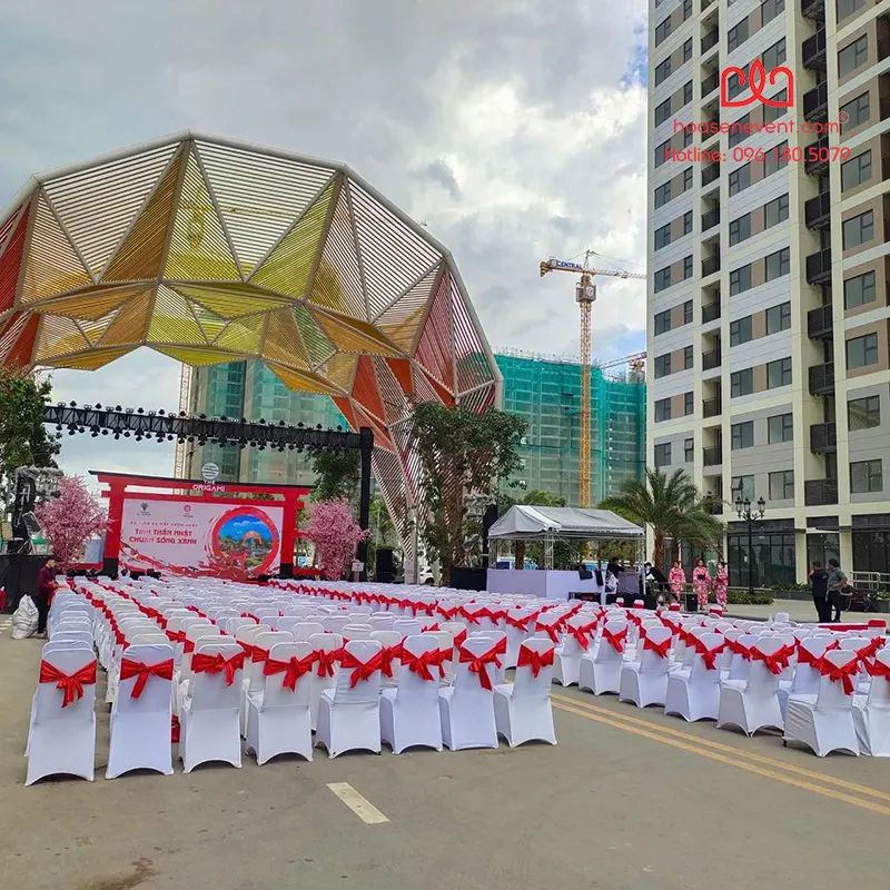 Tổ chức lễ khánh thành sự án tại HCM