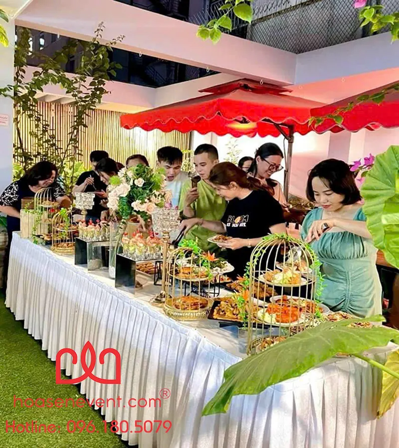 Finger food nhẹ nhàng thân mật 