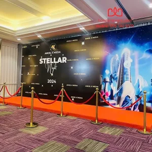 Lắp lắp đặt khu check in sự kiện tại Bình Dương