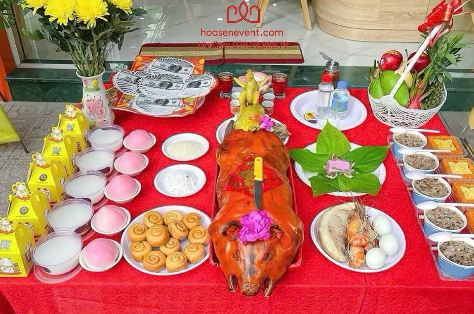 Gói mâm cúng số 3 cho thuê mâm cúng tại TPHCM