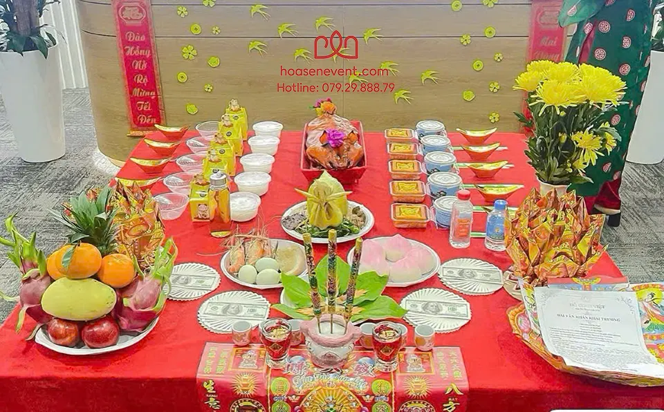 Dịch vụ bàn cúng khai trương