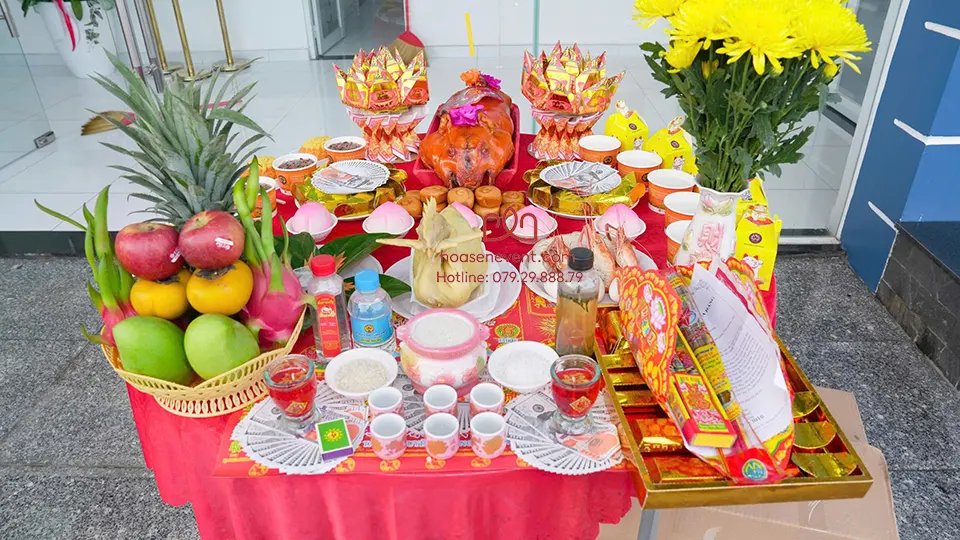 Cung cấp mâm cúng khánh thành giá 6.000.000đ