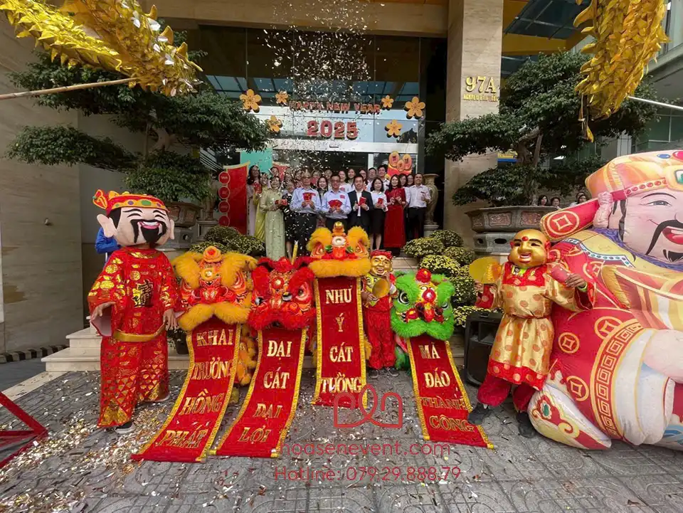 Múa lân tân niên tại TPHCM