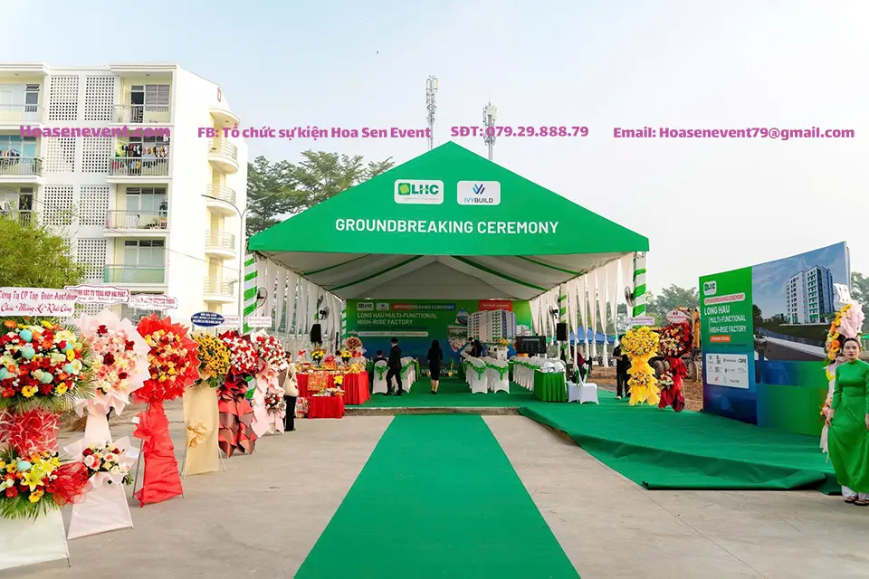 Dịch vụ tổ chức kỉ niệm thành lập tại Long An